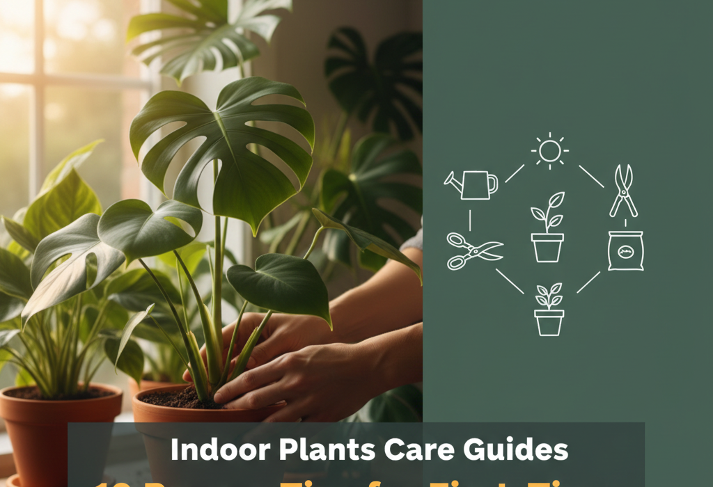 Indoor Plants Care Guides: 10 Proven Tips for First-Time Plant Parents
