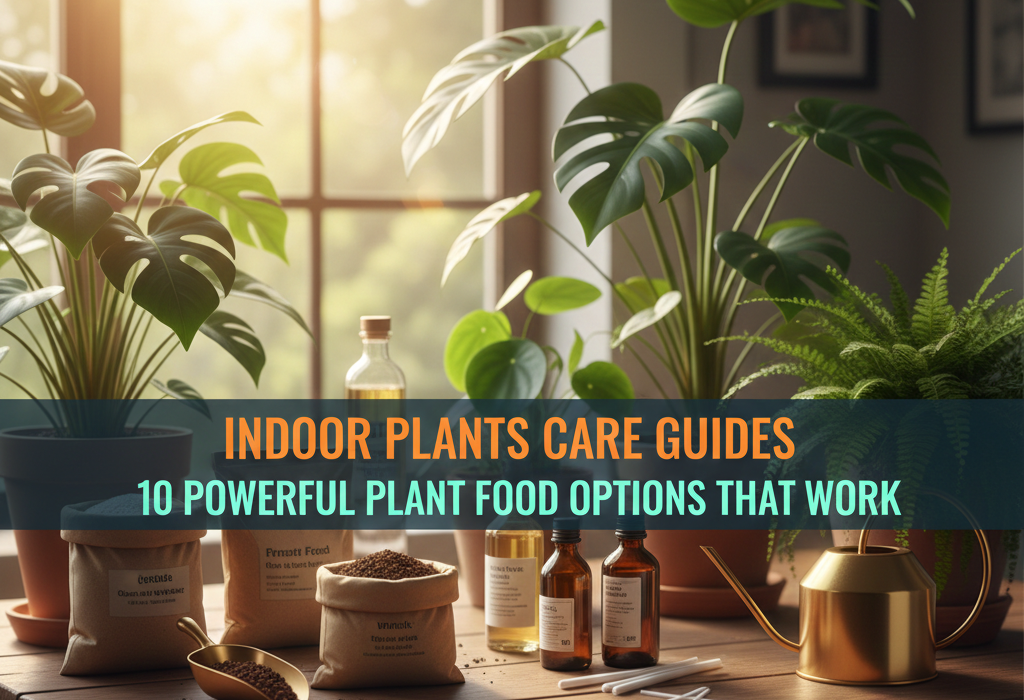 Indoor Plants Care Guides: 10 Powerful Plant Food Options That Work