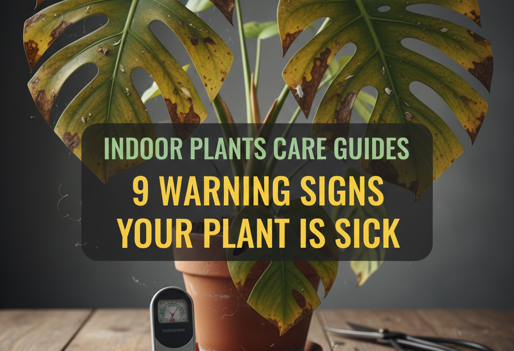 Indoor Plants Care Guides: 9 Warning Signs Your Plant Is Sick