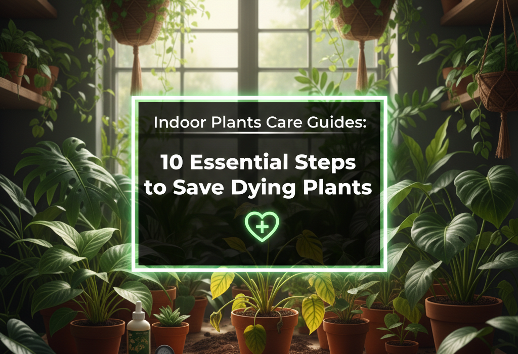 Indoor Plants Care Guides: 10 Essential Steps to Save Dying Plants