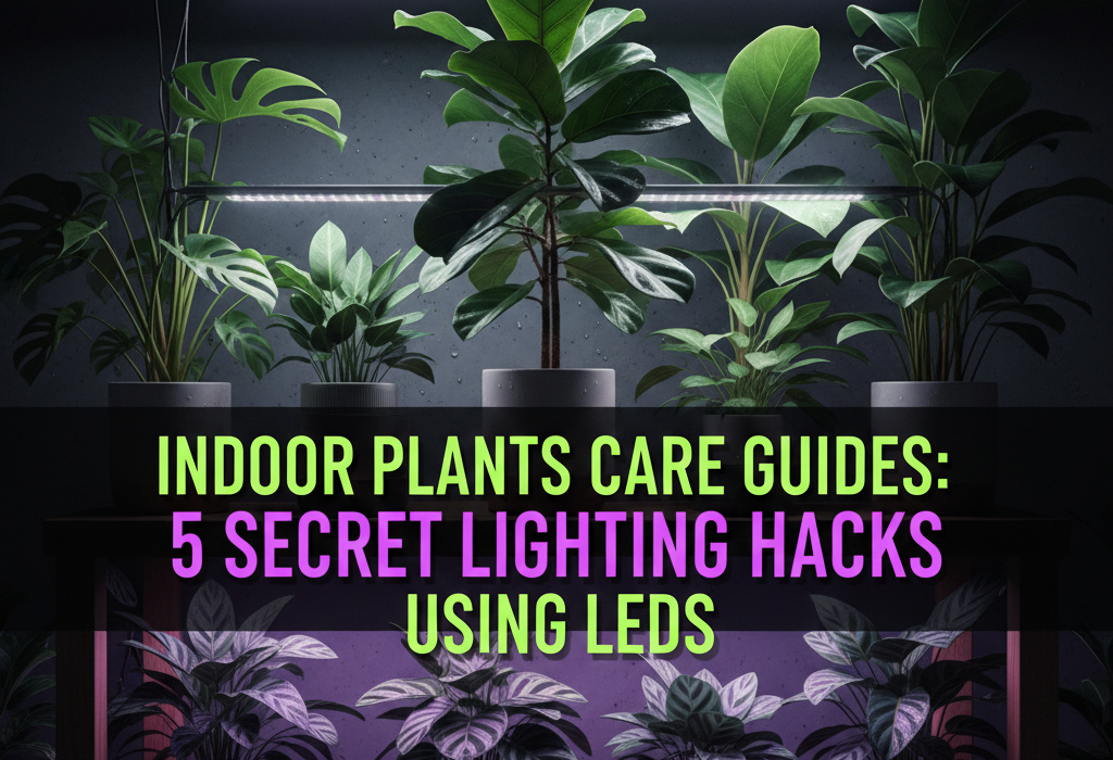 Indoor Plants Care Guides: 5 Secret Lighting Hacks Using LEDs