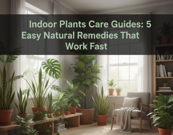 Indoor Plants Care Guides: 5 Easy Natural Remedies That Work Fast