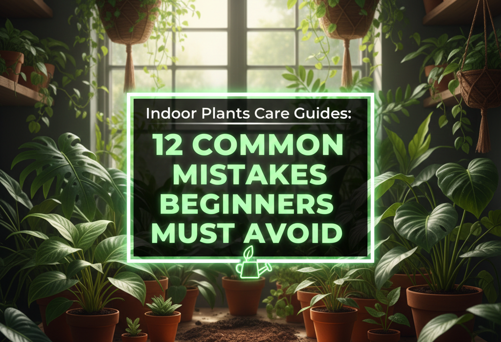 Indoor Plants Care Guides: 12 Common Mistakes Beginners Must Avoid