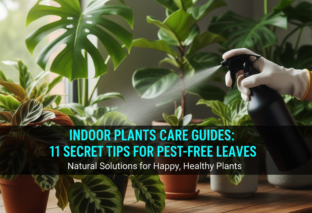 Indoor Plants Care Guides: 11 Secret Tips for Pest-Free Leaves