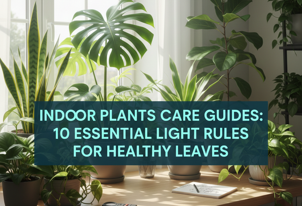 Indoor Plants Care Guides: 10 Essential Light Rules for Healthy Leaves