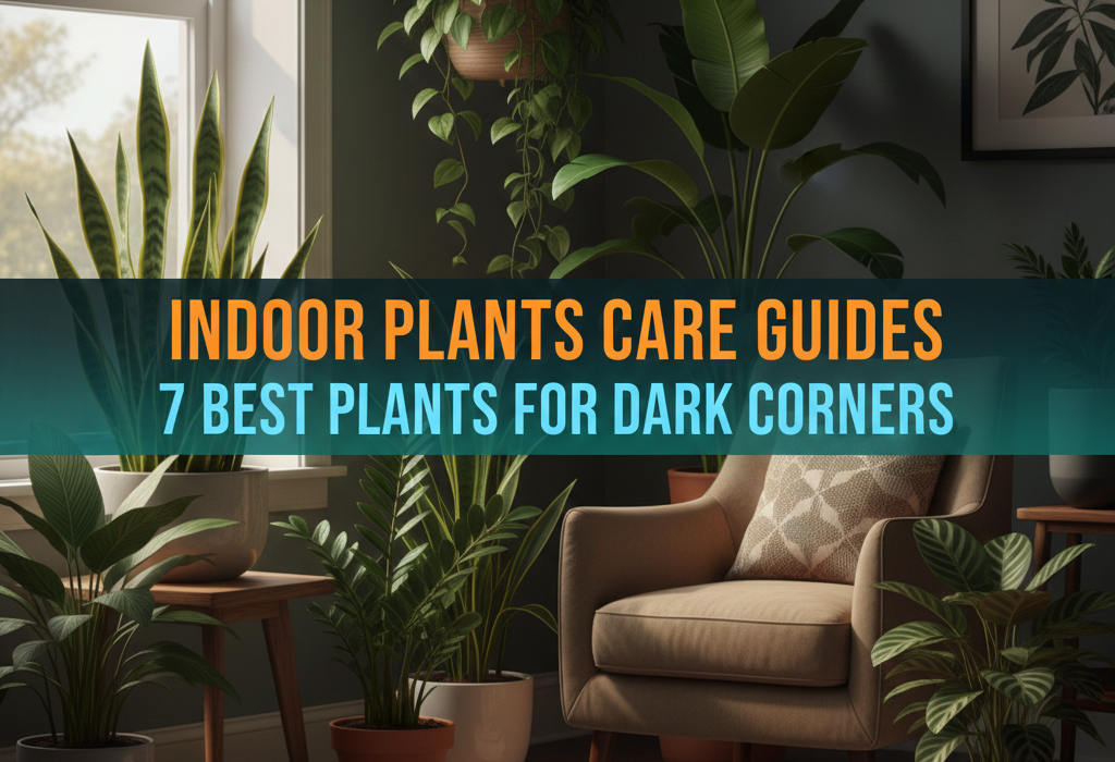 Indoor Plants Care Guides: 7 Best Plants for Dark Corners