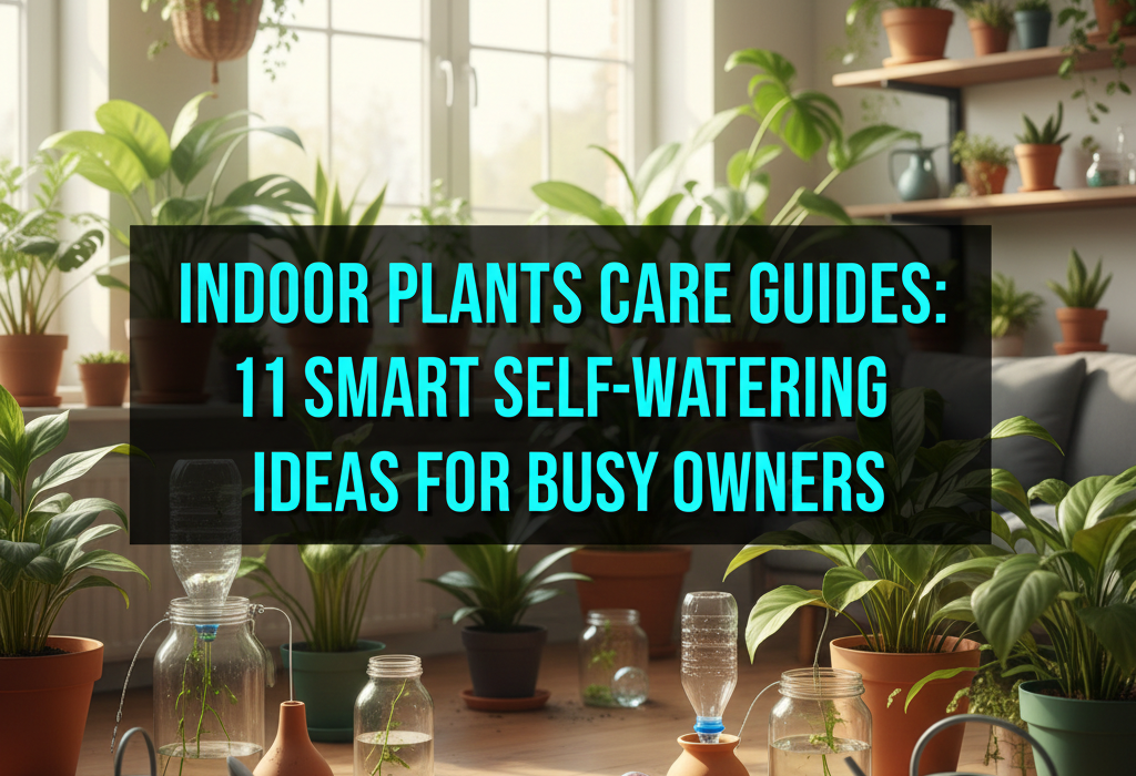 Indoor Plants Care Guides: 11 Smart Self-Watering Ideas for Busy Owners