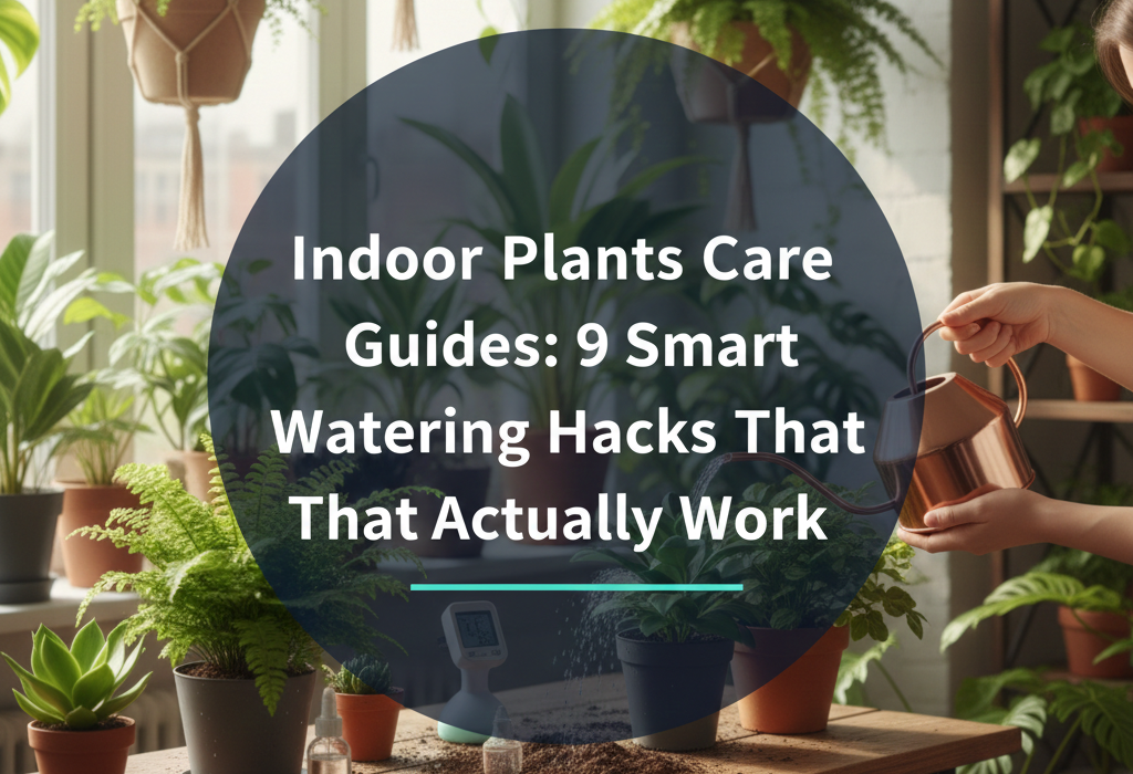 Indoor Plants Care Guides: 9 Smart Watering Hacks That Actually Work