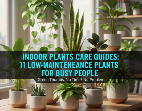 Indoor Plants Care Guides: 11 Low-Maintenance Plants for Busy People