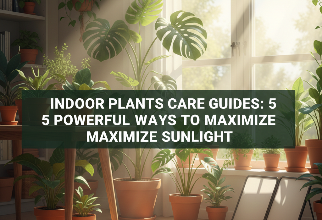 Indoor Plants Care Guides: 5 Powerful Ways to Maximize Sunlight