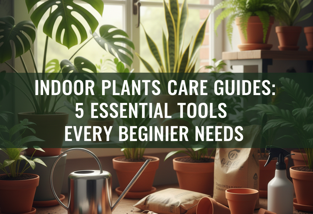 Indoor Plants Care Guides: 5 Essential Tools Every Beginner Needs
