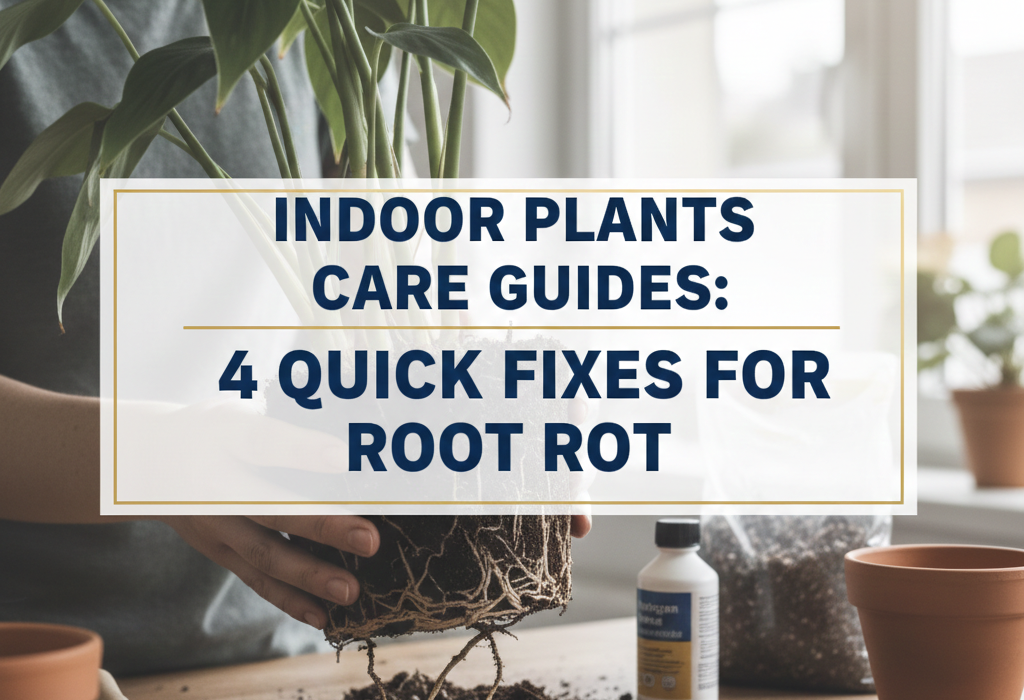 Indoor Plants Care Guides: 4 Quick Fixes for Root Rot
