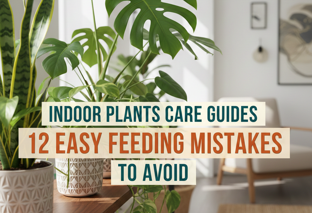 Indoor Plants Care Guides: 12 Easy Feeding Mistakes to Avoid