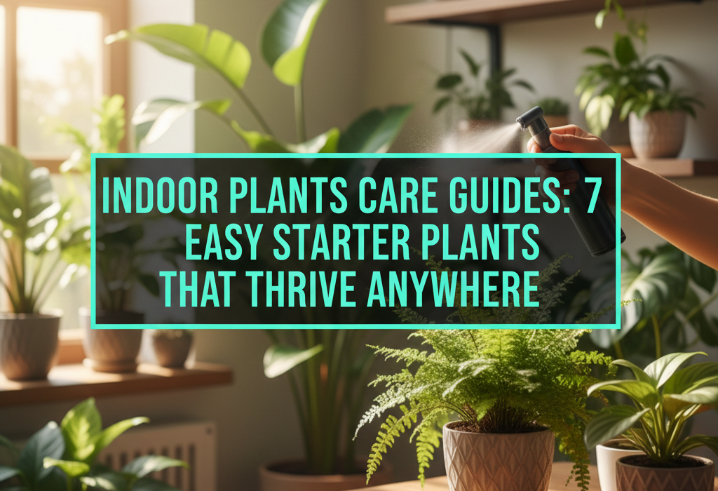 Indoor Plants Care Guides: 7 Easy Starter Plants That Thrive Anywhere