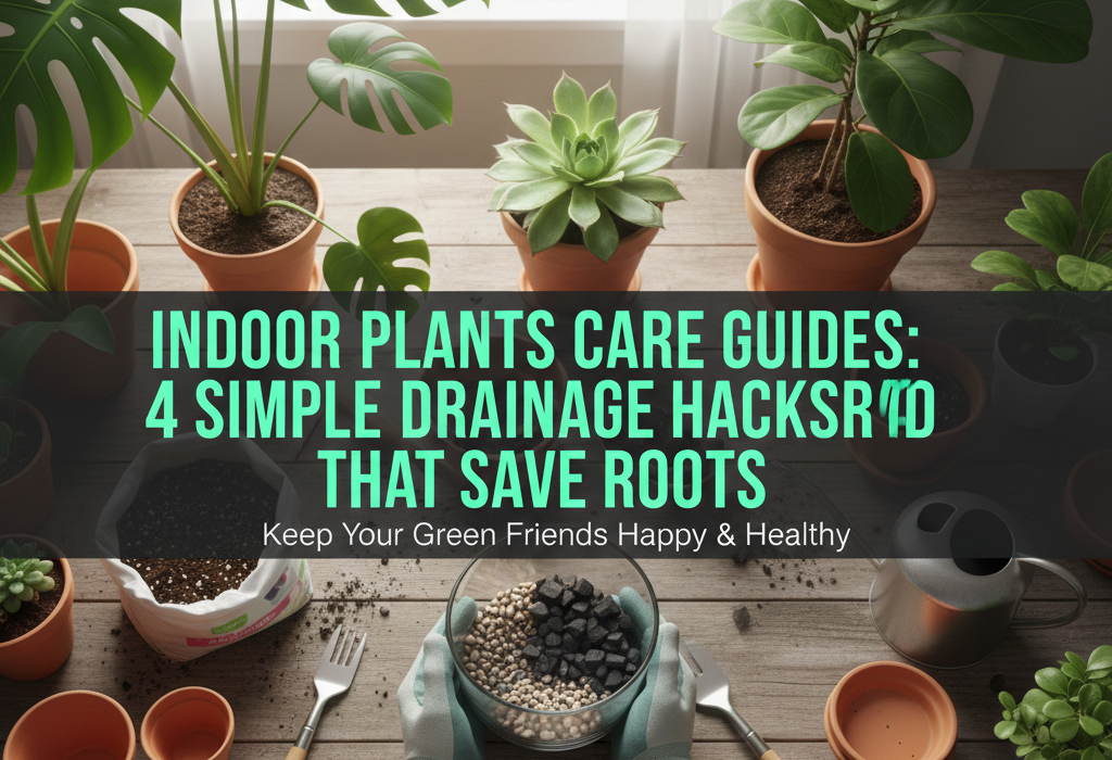 Indoor Plants Care Guides: 4 Simple Drainage Hacks That Save Roots