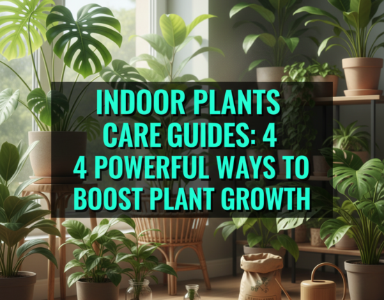 Indoor Plants Care Guides: 4 Powerful Ways to Boost Plant Growth
