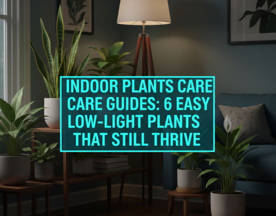 Indoor Plants Care Guides: 6 Easy Low-Light Plants That Still Thrive