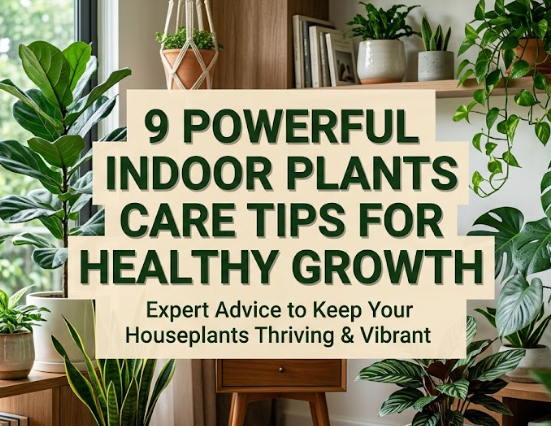 9 Powerful Indoor Plants Care Tips for Healthy Growth