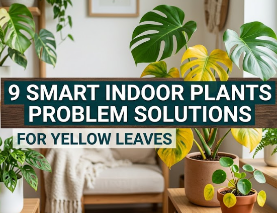 9 Smart Indoor Plants Problem Solutions for Yellow Leaves
