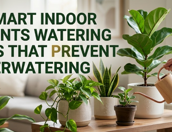 7 Smart Indoor Plants Watering Tips That Prevent Overwatering