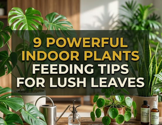 9 Powerful Indoor Plants Feeding Tips for Lush Leaves