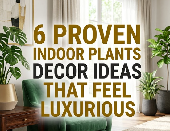 6 Proven Indoor Plants Decor Ideas That Feel Luxurious