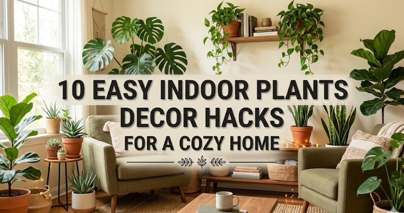 10 Easy Indoor Plants Decor Hacks for a Cozy Home