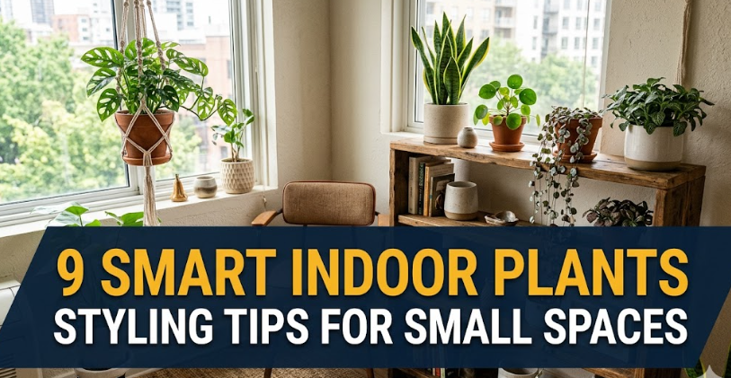 9 Smart Indoor Plants Styling Tips for Small Spaces