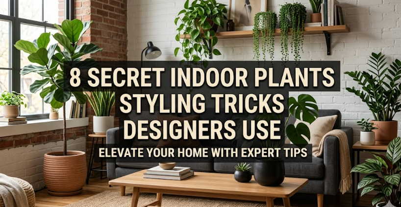 8 Secret Indoor Plants Styling Tricks Designers Use