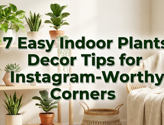 7 Easy Indoor Plants Decor Tips for Instagram-Worthy Corners